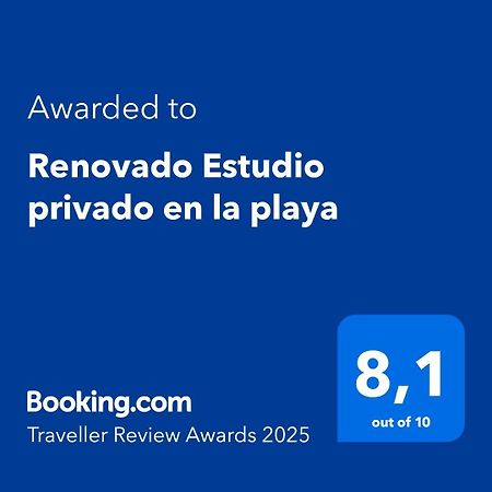 Renovado Estudio Privado En La Playa Valencia Exterior foto