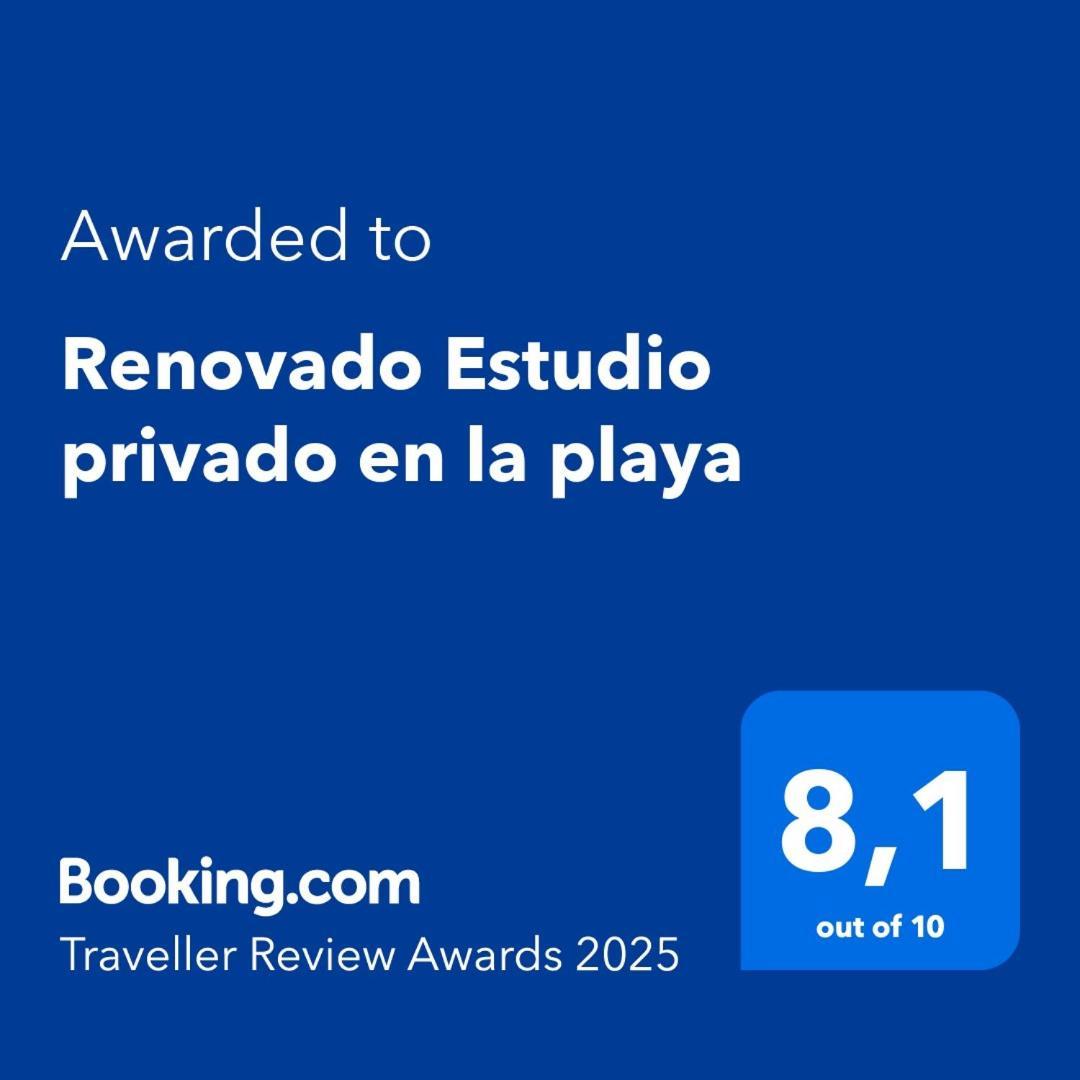 Renovado Estudio Privado En La Playa Valencia Exterior foto